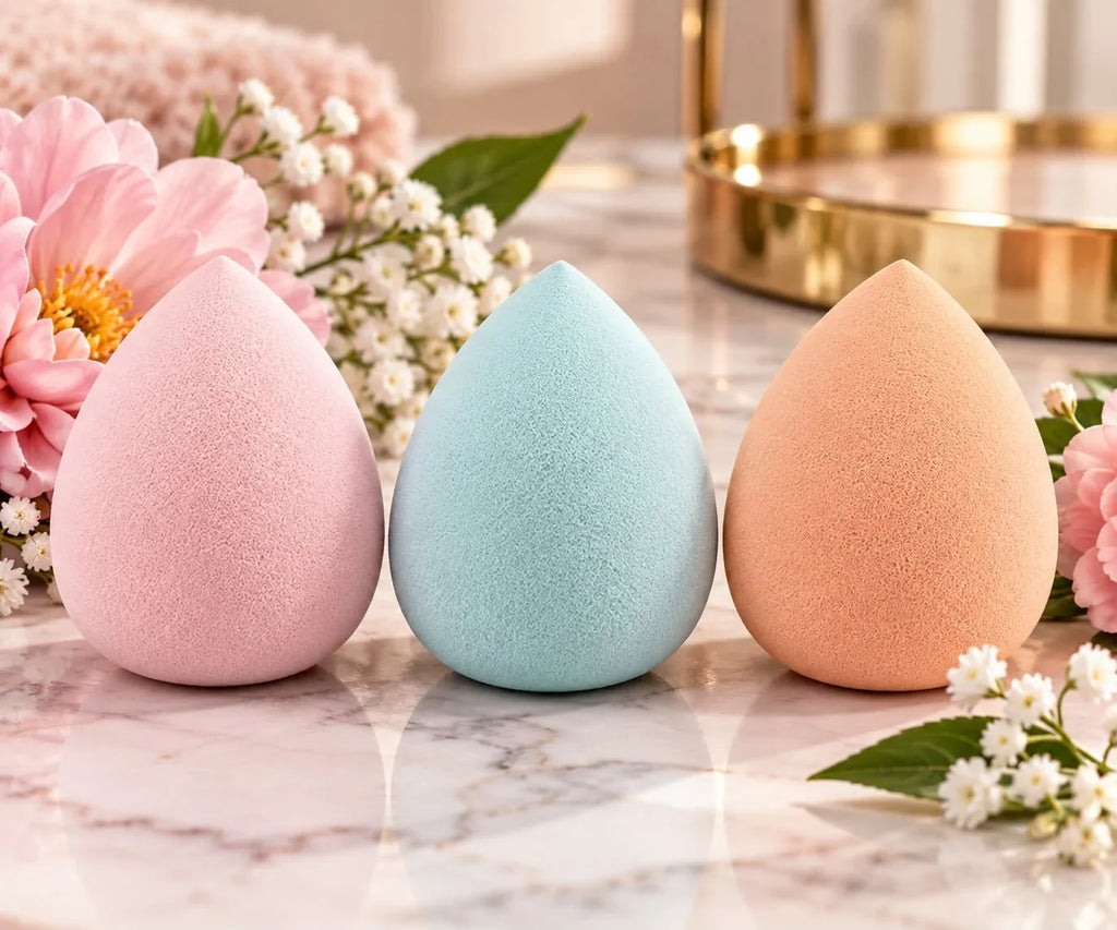 Danielle Creations 3-Piece Infused Blending Sponge Set.