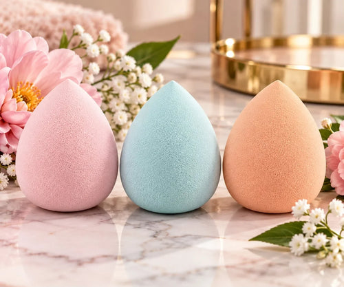 Danielle Creations 3-Piece Infused Blending Sponge Set.