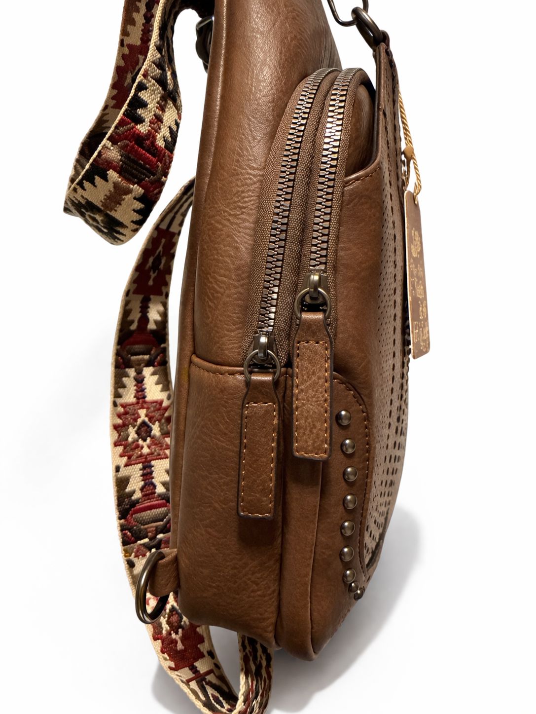 Luxury Brown Sling Bag- Fashion Crossbody for Women